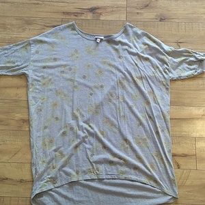 Lularoe irma tunic watercolor Daisy pattern